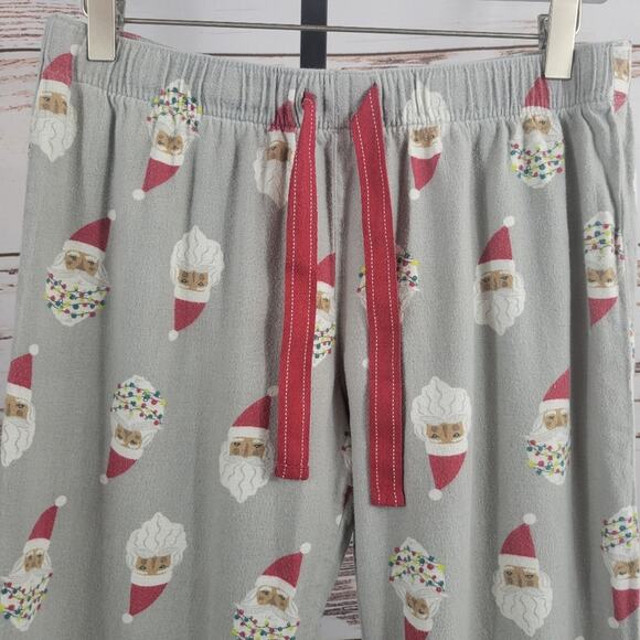 Old Navy Holiday Pajama Pants Santa Christmas Flannel Size Small - Picture 5 of 7